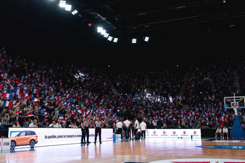 Les Bleus à l'Arena Futuroscope de Poitiers face à Chypre 
