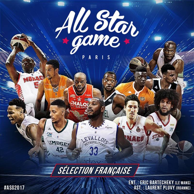 La Sélection Française du All Star Game 2017 - Photo : LNB