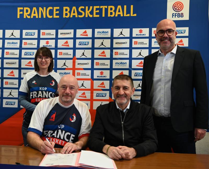 La FFBB a signé une convention avec le Kop France Basket 