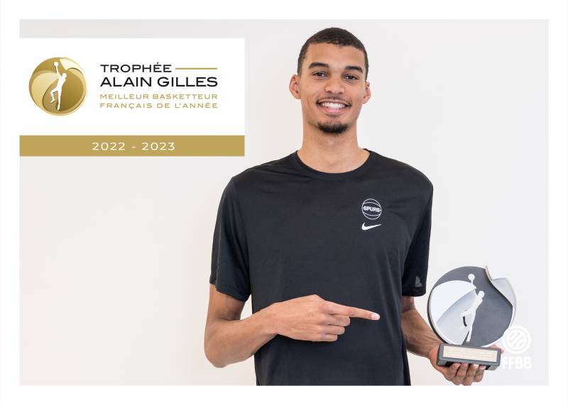 Wembanyama remporte le trophée Alain Gilles 2023