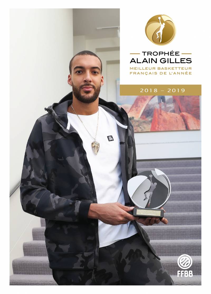 Rudy Gobert remporte le Trophée Alain Gilles 2019